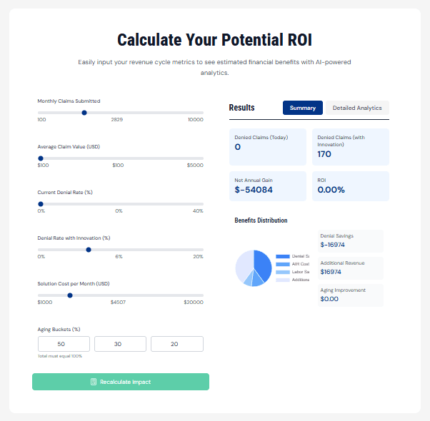 RCM Calculator Preview